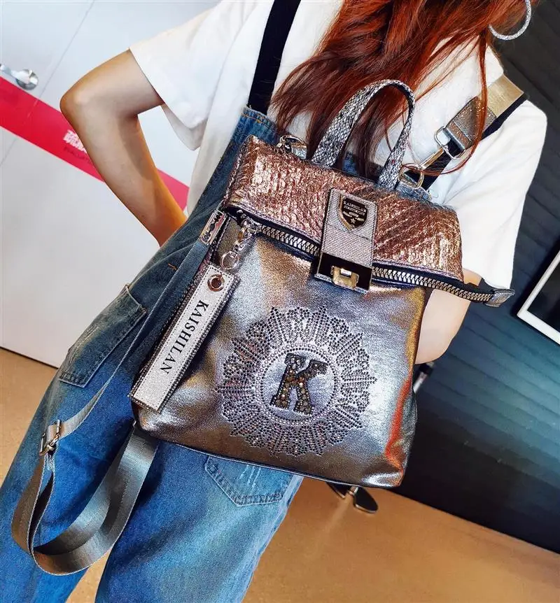 

Hot Sale Diamond Backpack Women 2019 Mini Backpacks for Girls New Designer Luxury Backpack Travel Mochila Small Backpack