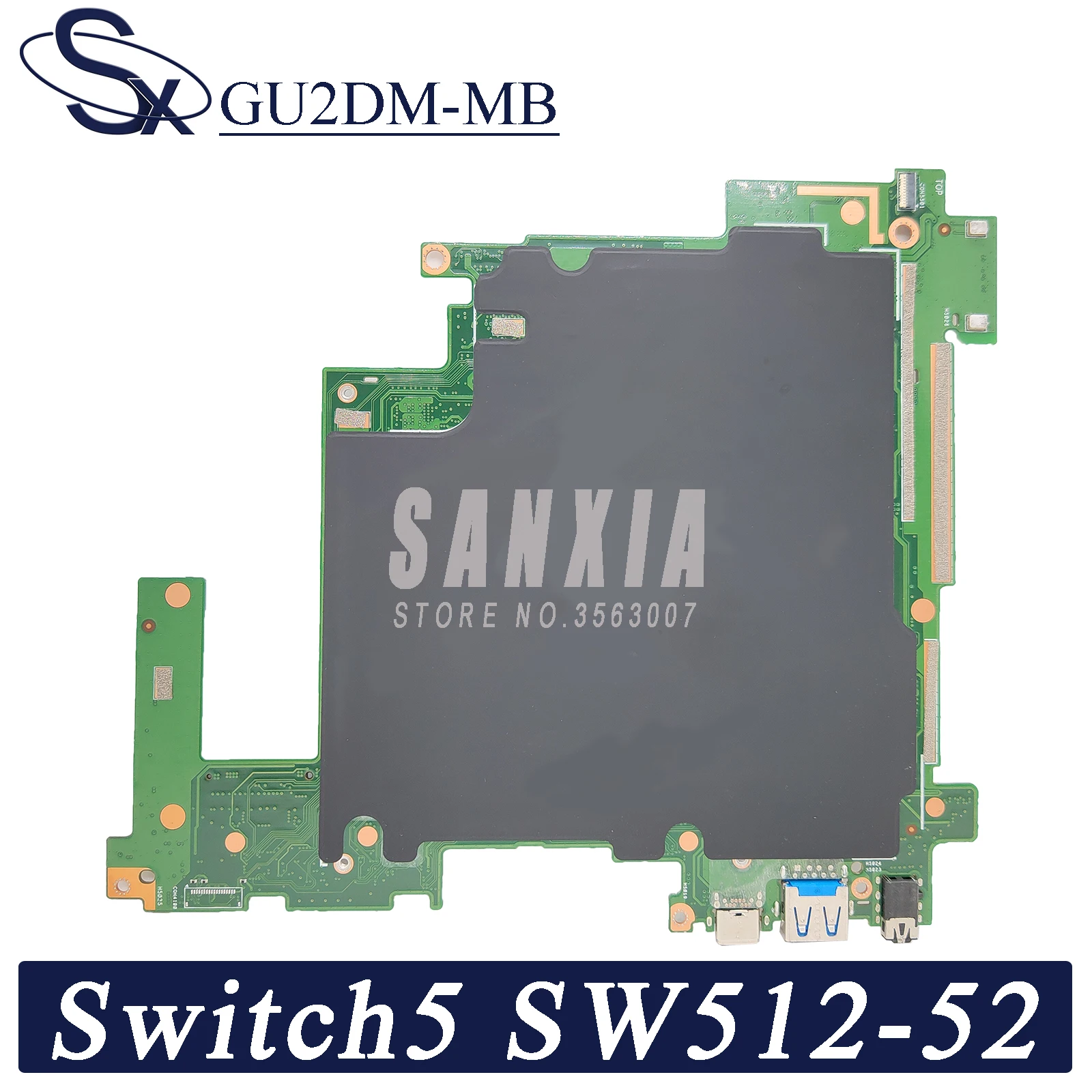 kefu gu2dm mb laptop motherboard for acer switch5 sw512 52 original mainboard 8gb ram i7 7500u free global shipping