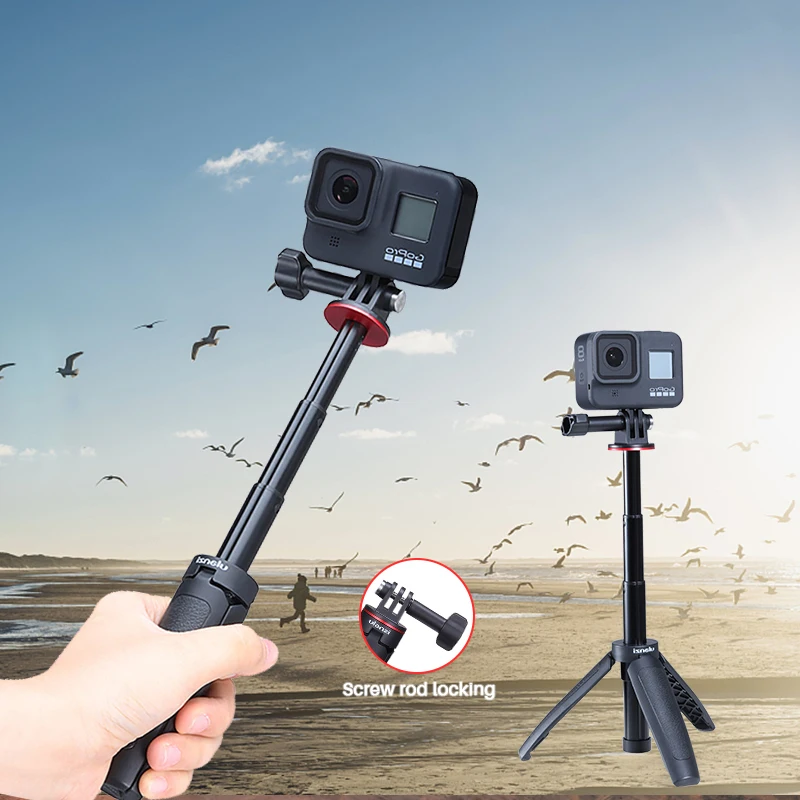 Ulanzi MT 09 удлиненный Штатив для Gopro Vlog Мини Портативный штатив Hero 8 7 6 5 Black Session Osmo аксессуары экшн