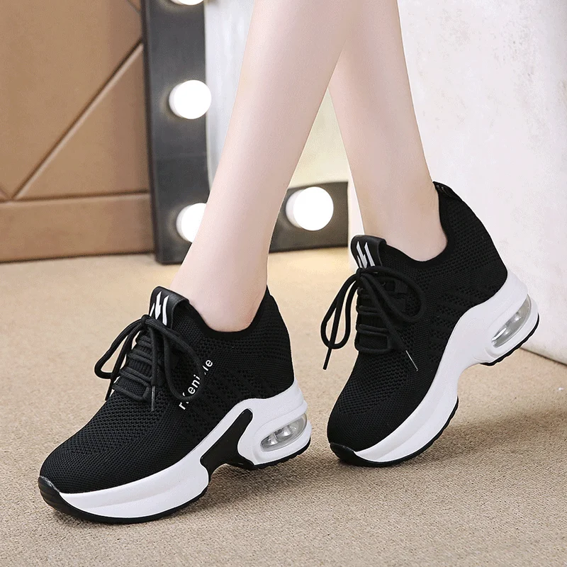 Женские кроссовки для увеличения роста женская спортивная обувь бега на