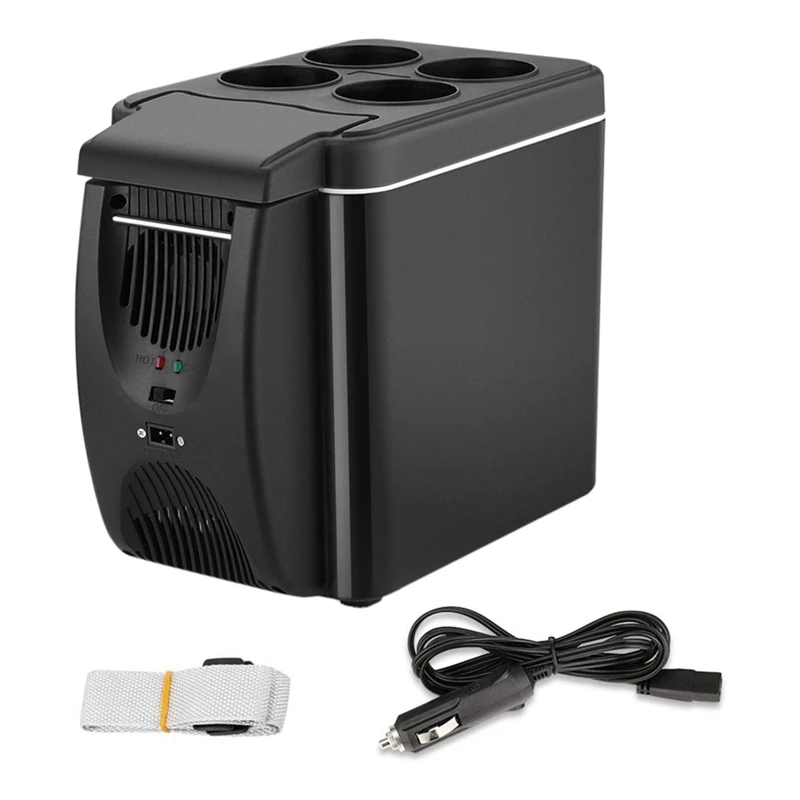 

12V Car Cooler Fridge Freezer Heater 6L Mini Car Freezer Cooler Warmer Electric Fridge Portable Freezer Travel Fridge