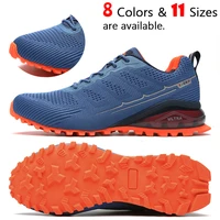 big size 40 50 mens trail running shoes casual lightweight breathable mesh tennis shoes outdoor walking jogging sneakers