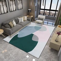 nordic abstract geometry living room carpet modern simple coffee table mat model room display carpet washable