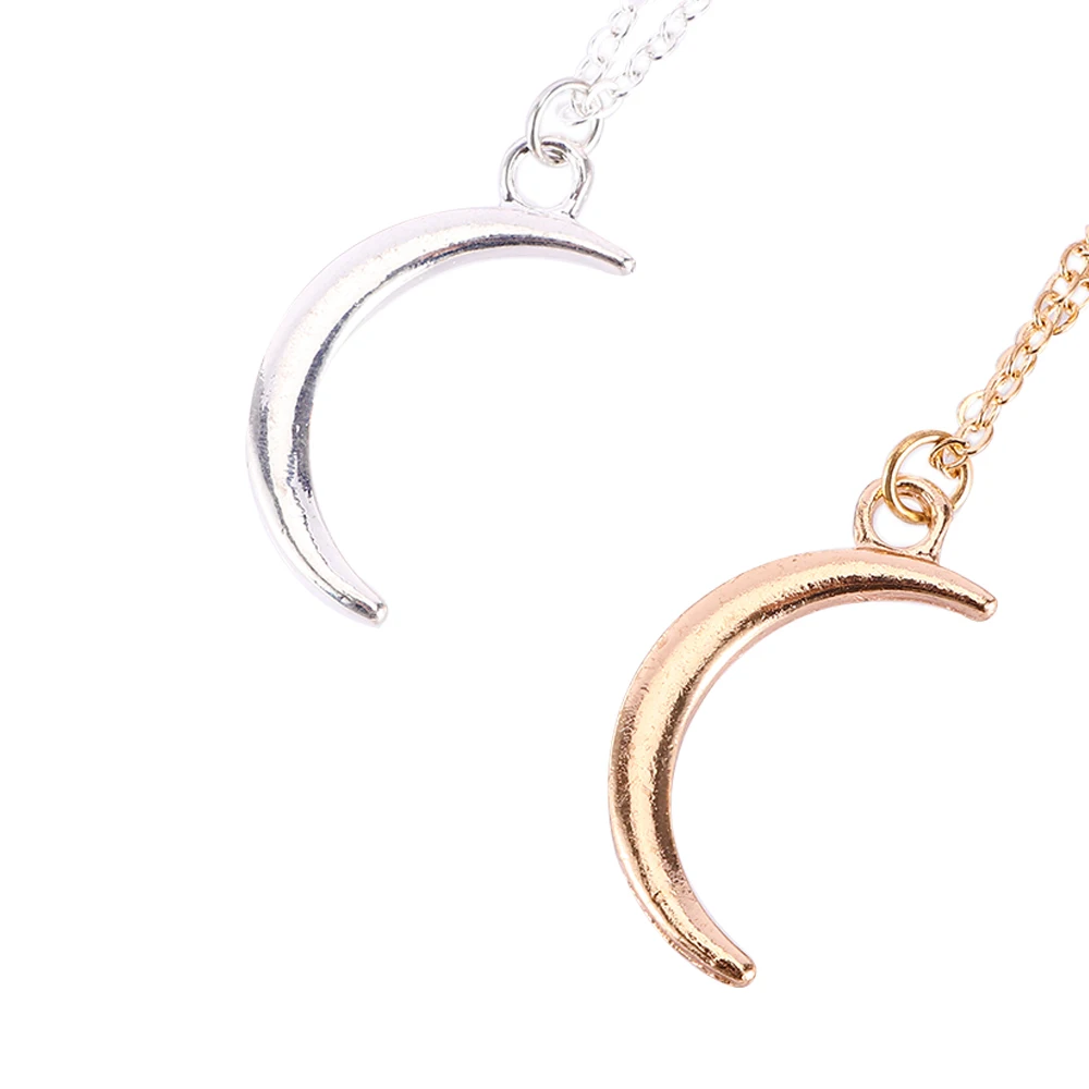 Классическое женское ожерелье Модные золотые и серебряные луна звезда ключицы