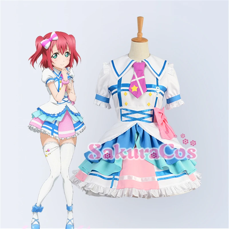 Платье для косплея Love Live Sunshine Aqours All Memders вечерние платья Ruby Dia Watanabe You Cos |