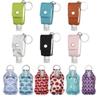 Флакон для дезинфицирующего средства для рук 30 мл с держателем для ключей, многоразовый флакон с откидной крышкой для путешествий, многоразовые контейнеры, аксессуары для макияжа