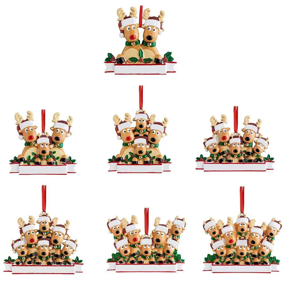 Украшение для автомобиля Рождественская елка подвеска семейство оленей