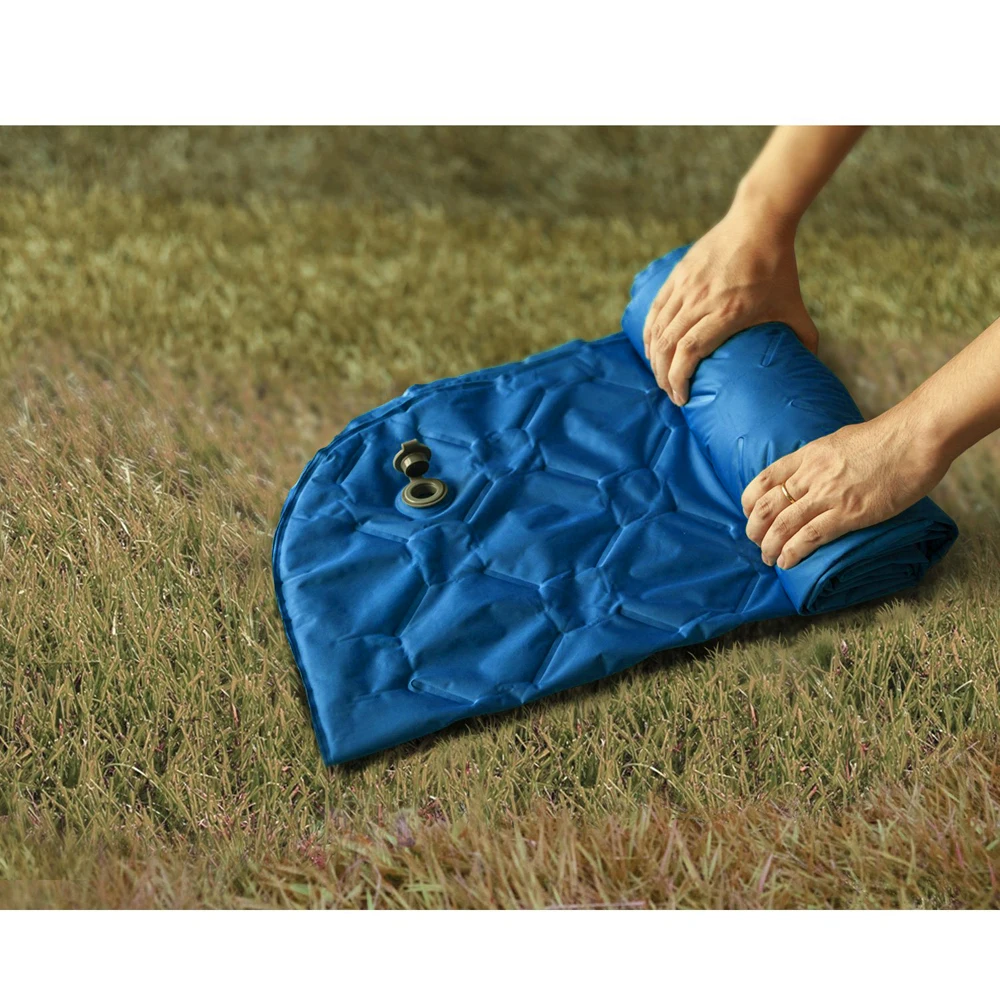 

Camping Mat Inflatable Sleeping Pad Moistureproof Air Mattress Cushion Sofa Bed Outdoor Beach Mattress with Pillow