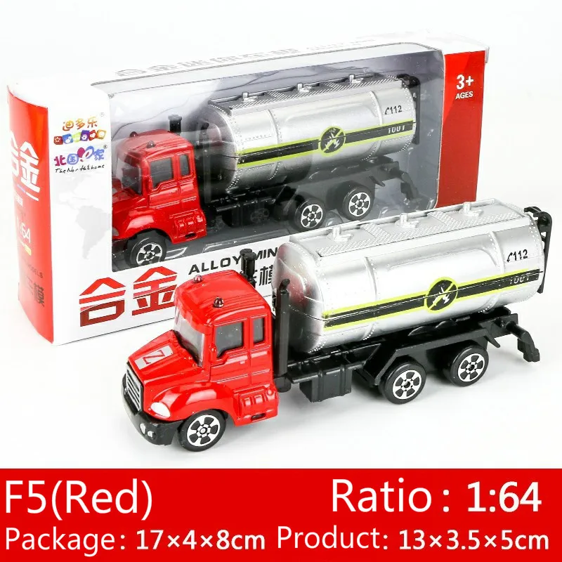 

1PCS Mini Toy Vehicle Model Alloy Diecast Engineering Construction Fire Truck Ambulance Transport Car Educational Children Gifts