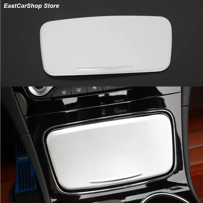 

Central Control Storage Cover Sequin Protection Patch Interior Decoration for Hyundai Santa Fe 2019 2020 2021 Car Accessories