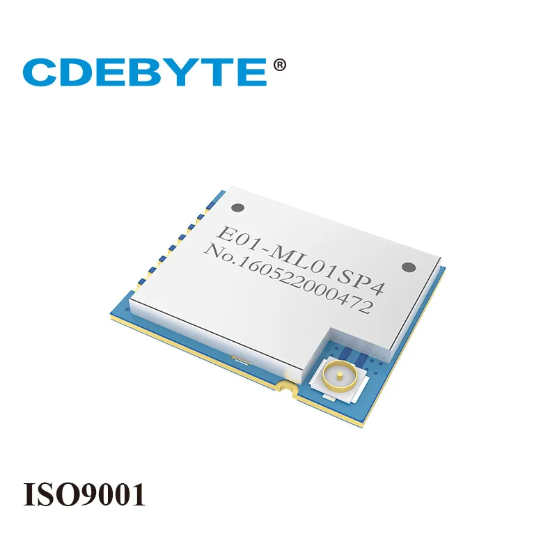 NRF24L01P беспроводной модуль CDEBYTE E01-ML01SP4 2 4 ГГц 20 дБм 100 мВт IPEX nRF24L01 + PA LNA IoT Мбит/с SMD