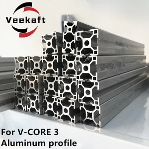 v core 3 packages black 3030 european standard anodized aluminum profile extrusion cnc 3d printer v core 3 300x300 400x400 free global shipping