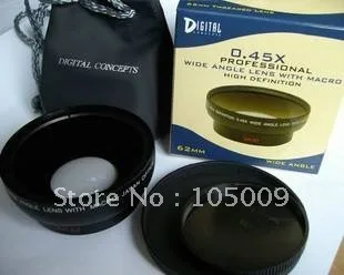 

62mm 0.43X Wide Angle Macro Conversion Lens for nikon canon pentax sony olympus DSLR camera