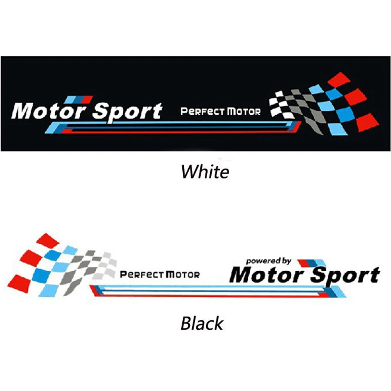 Автомобильный Стайлинг м гоночная юбка полосатая наклейка моторная Спортивная