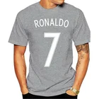 Футболка детская графическая с круглым вырезом, стильная рубашка с изображением тиштиану Роналду, с надписью рассекающее демонов, Португалия
