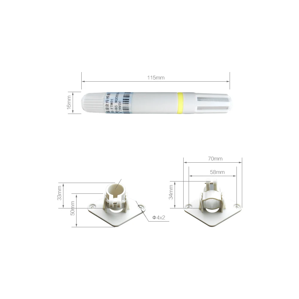 Taidacent Small Temperature and Humidity Sensor RS485 Analog Transmitter 0-10V / 0-5V | Безопасность и защита