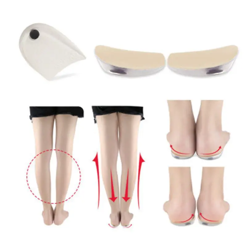 4 пары унисекс стук-колено с бантом на ноги коррекции пятки подушки колодки обувь