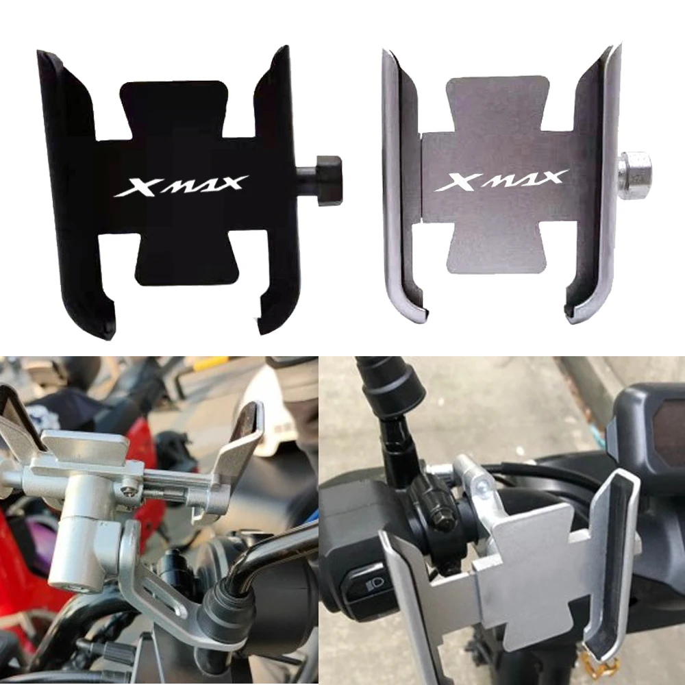 

Для YAMAHA XMAX300 XMAX400 XMAX X-MAX 125 250 300 аксессуары для мотоциклов держатель для руля GPS Подставка Кронштейн