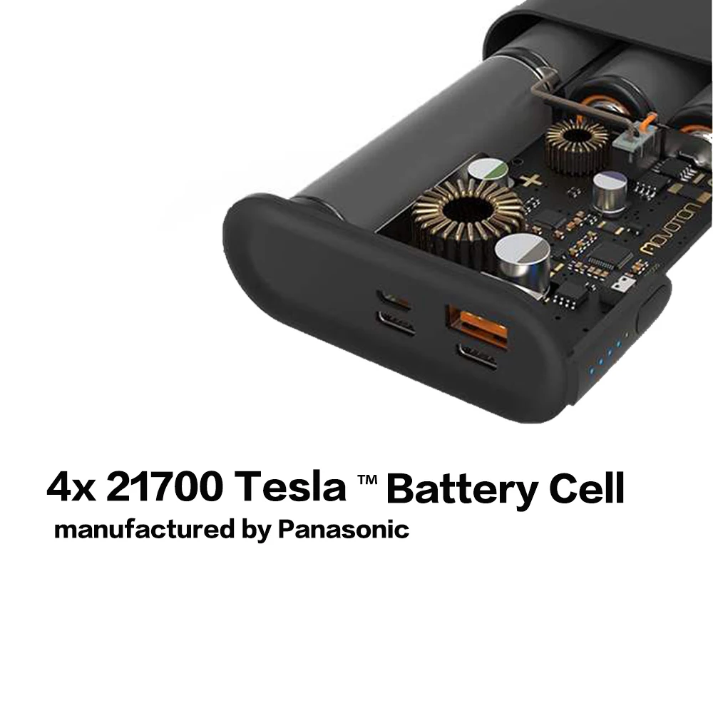 Внешний аккумулятор 130 Вт USB C PD с 3 портами 20 в 100 А а 45 65 для XPS Macbook 15 дюймов 16 и