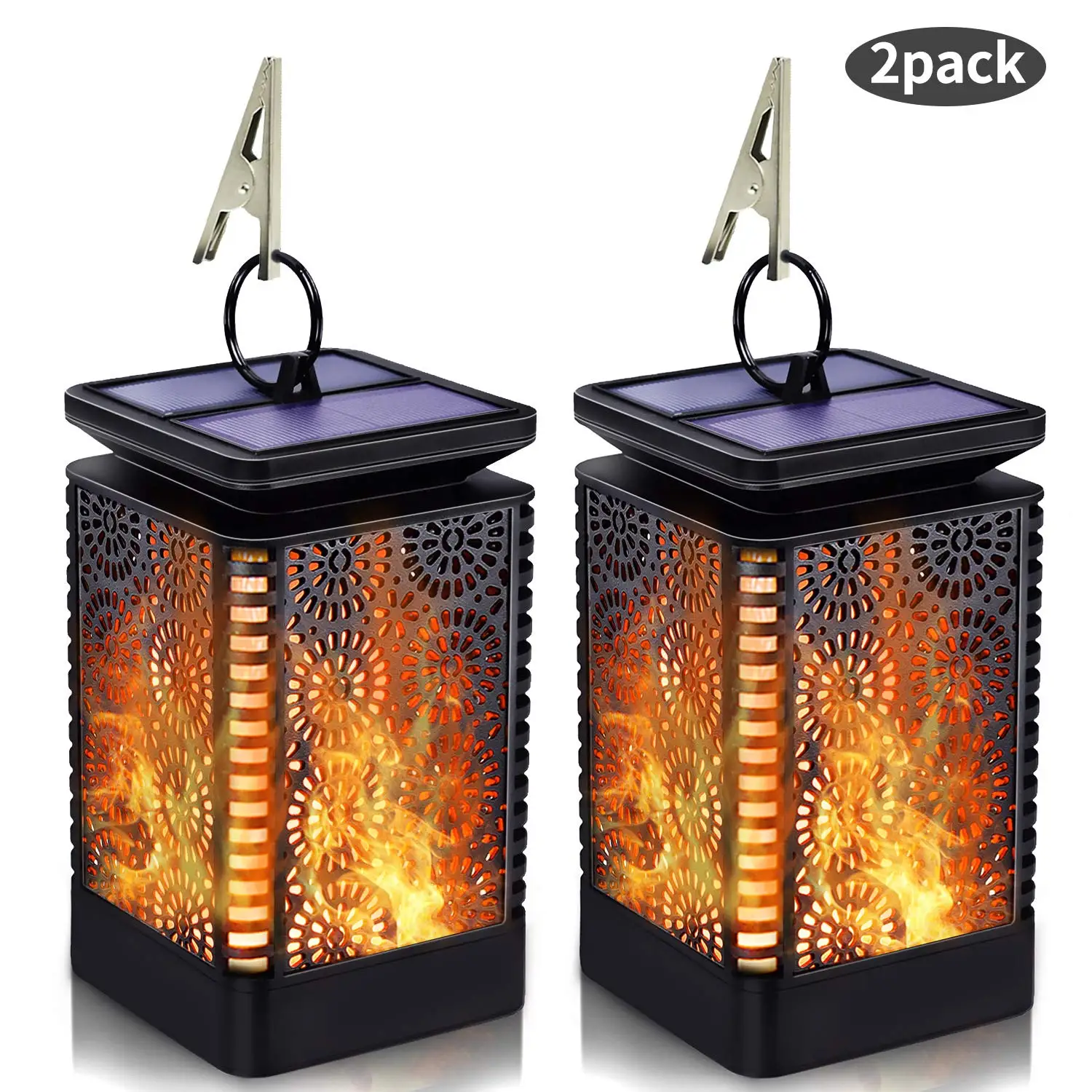 2 шт. светодиодный настенный светильник с датчиком движения на солнечной батарее