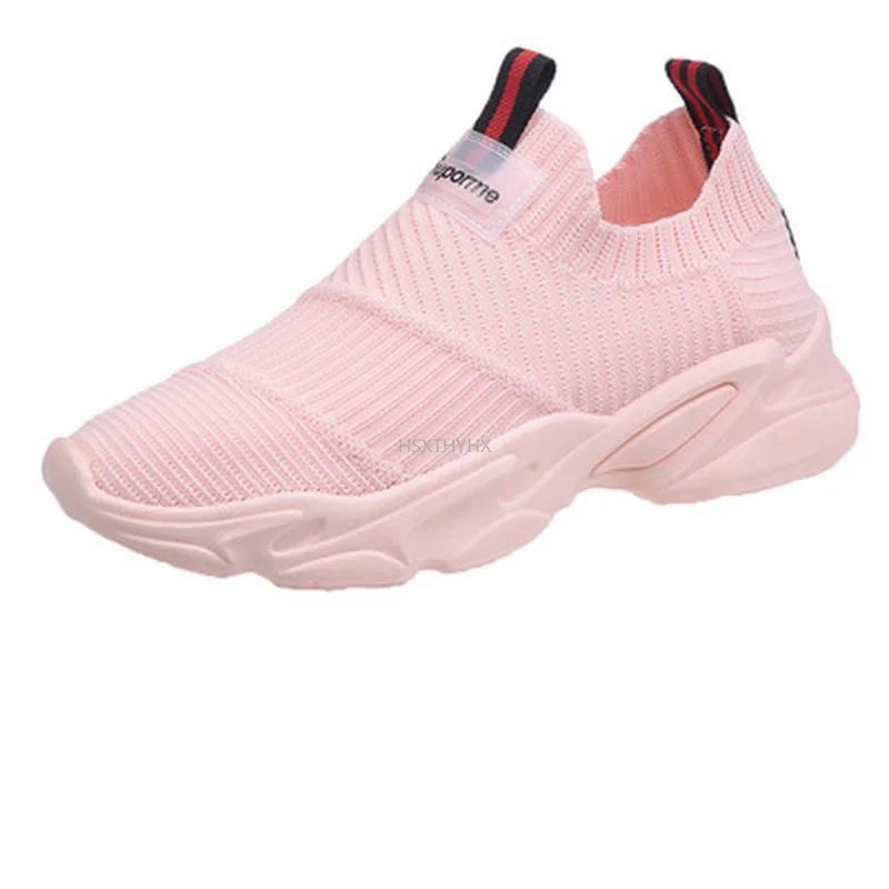 

Women Sneakers Casual Shoes Comfortable Mesh Slip-On Ladies Sport Shoes Wedges Chunky Women's Vulcanized Shoes Females Sneakers