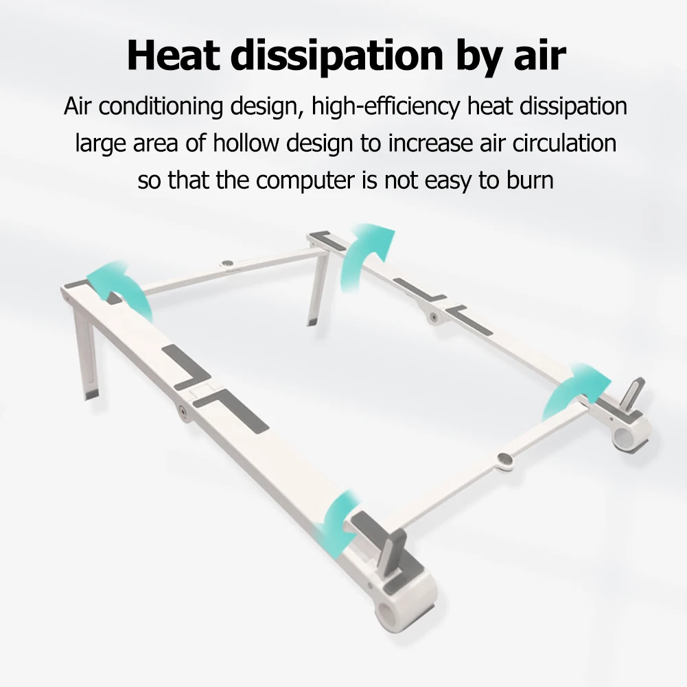 

Tablet Laptop Holder Cooling Bracket Riser Aluminum Foldable Storage Laptop Stand Bracket for Notebook Smartphone