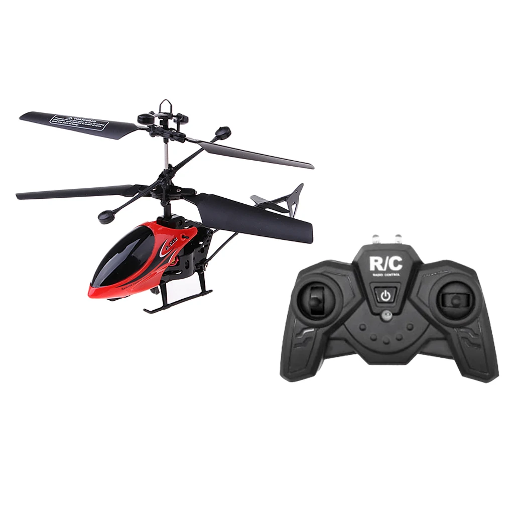 2CH RC Mini Helicopter Radio Remote Control Micro Airplane Toy Ready to Fly-3