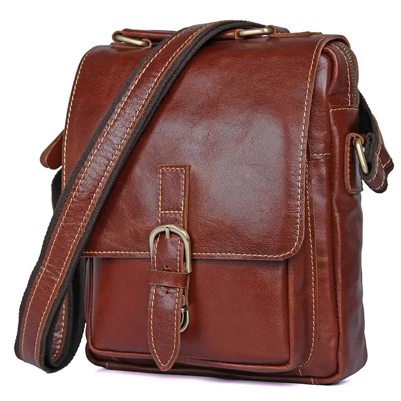 New Men Handbags Genuine Leather Shoulder Bag For Men Crossbody Bag Man Handbag Messenger Bag Male Side Bag Guarantee Men's Bags