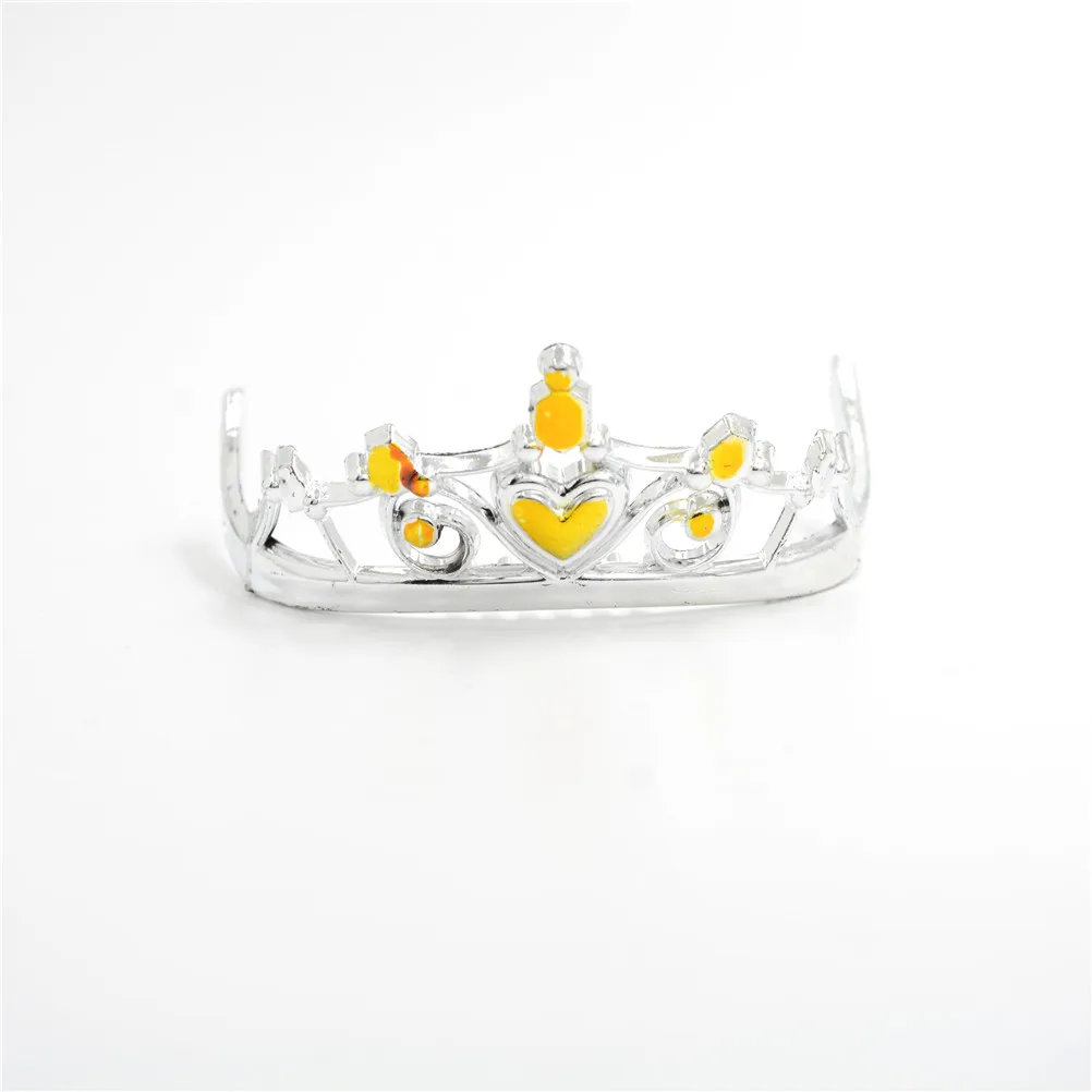 

8Pcs/lot Fashion Plastic Crown For Dolls Kids Princess Empress Dollhouse Headwear Gift Toy Kids Dollhouse Gift Toy
