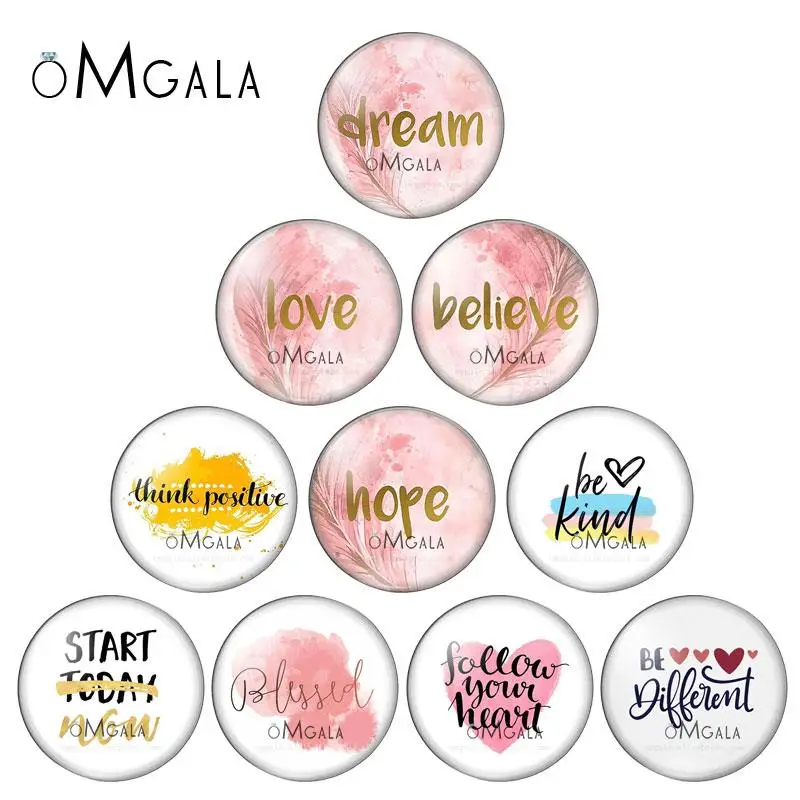 Круглый кабошон с плоским основанием, 12/16/18/25 мм