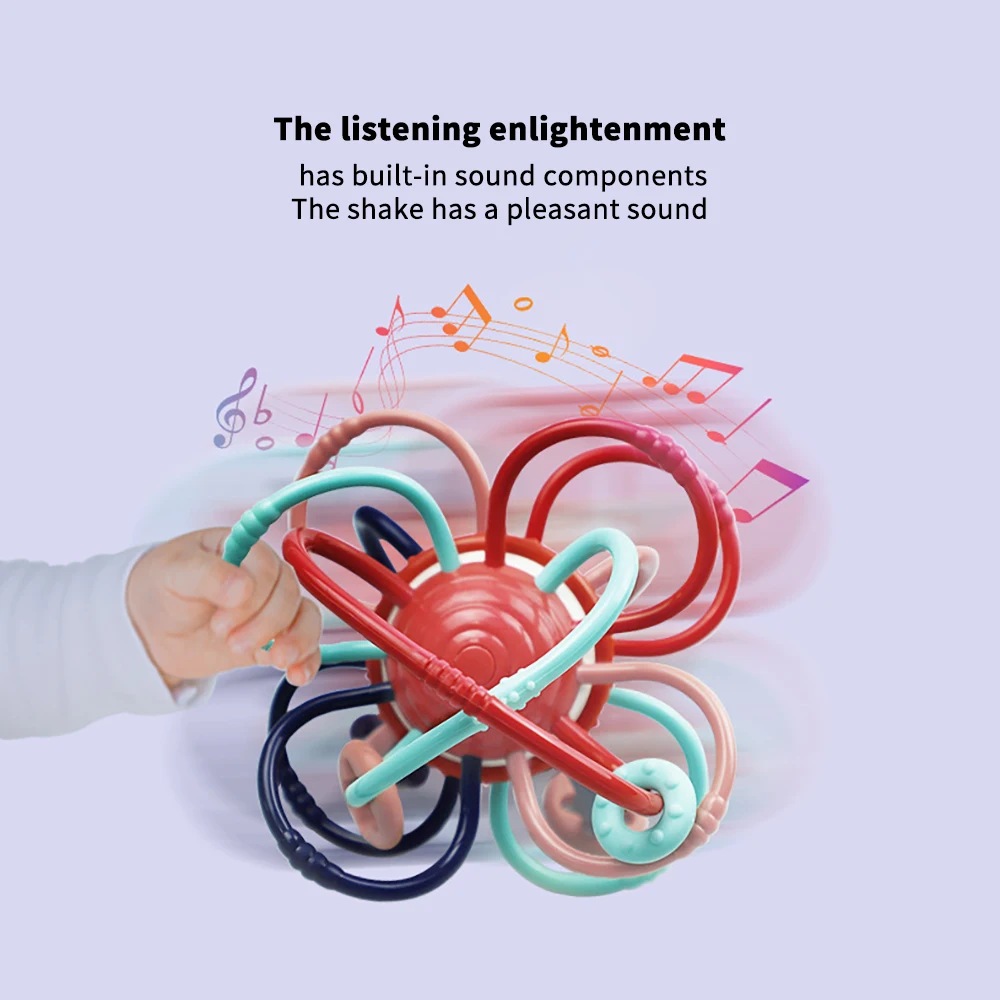 

Baby Toys 0-12 Months Soft Rattles Teether Toys For Children Infant Educational Toys Ball Newborn Candy Develop Toy For Babies