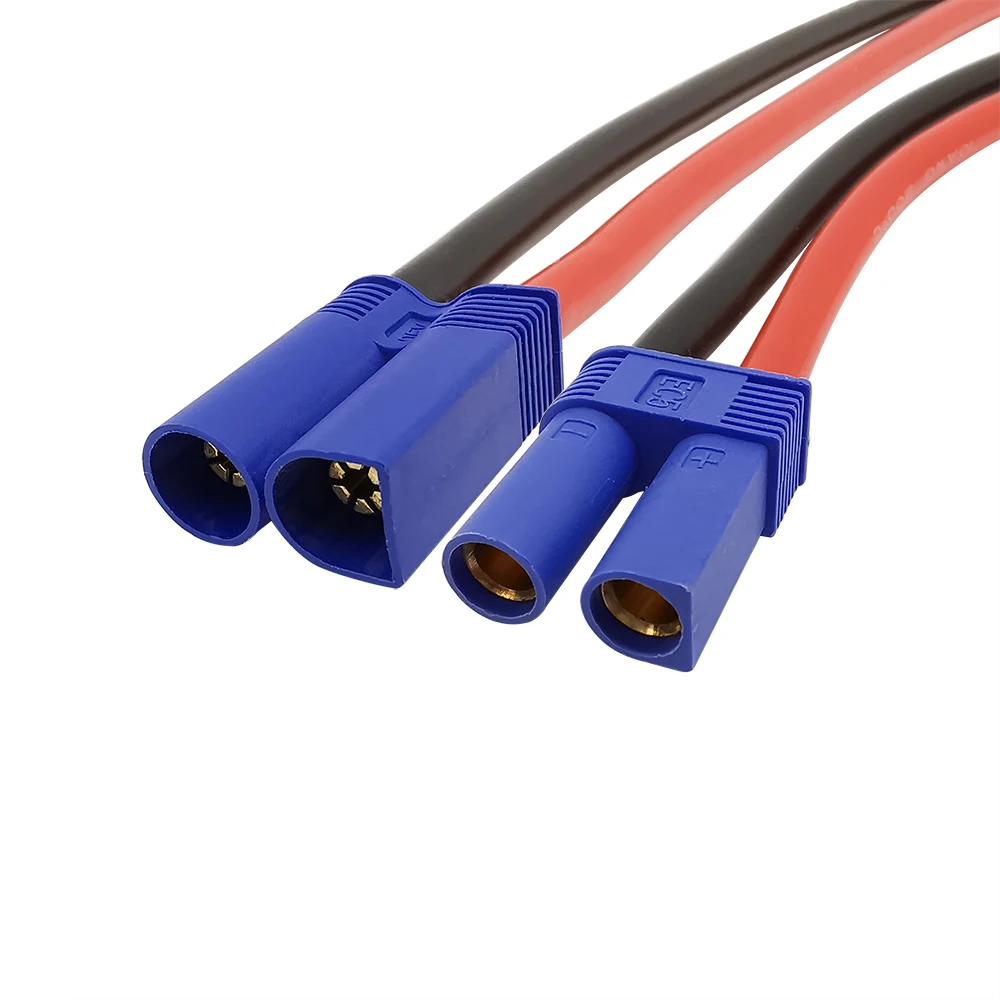 

10AWG Silicone Wire EC5 Male Female Connector Plug Cable Pigtail for RC Battery Toys FPV Car Boat 15cm 30cm 50cm