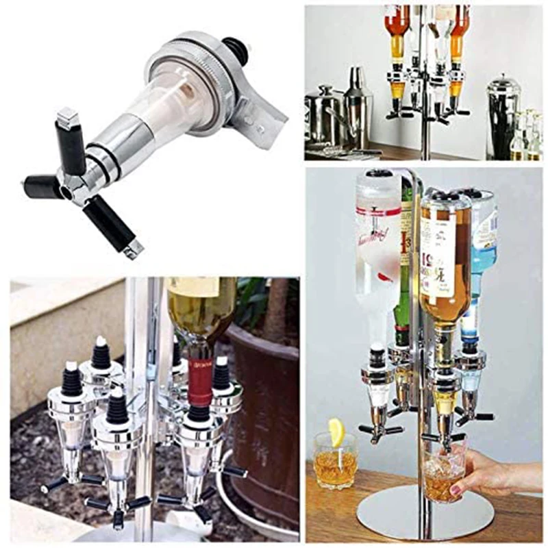 Bar Accesories Buffet Pourer Wine Bottle Dispenser Liquor Dispenser Wine Rack Bar Wall-mounted Wines Shaker Home Drinks Bar Tool