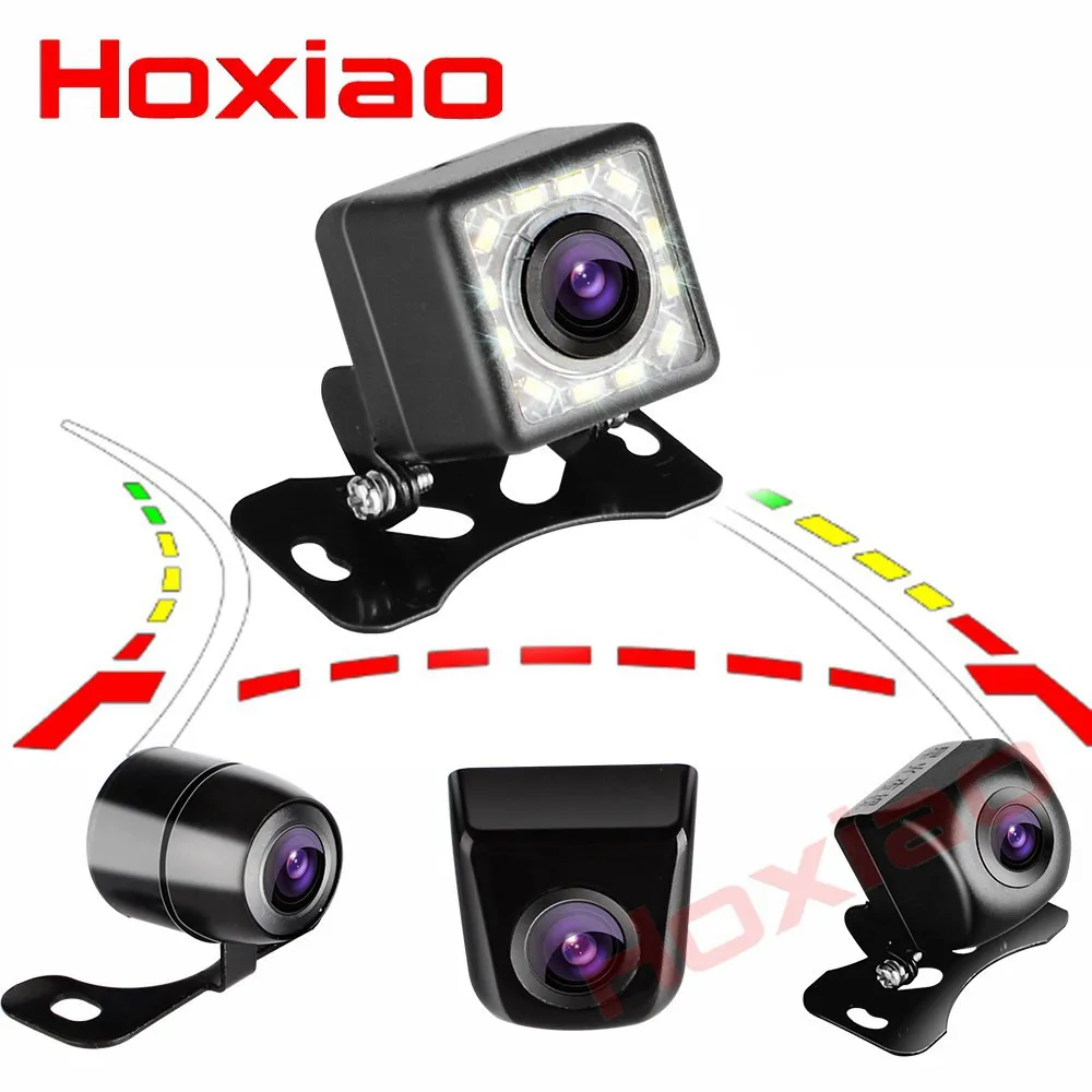 Автомобильная металлическая камера заднего вида универсальная с поворотом на 170