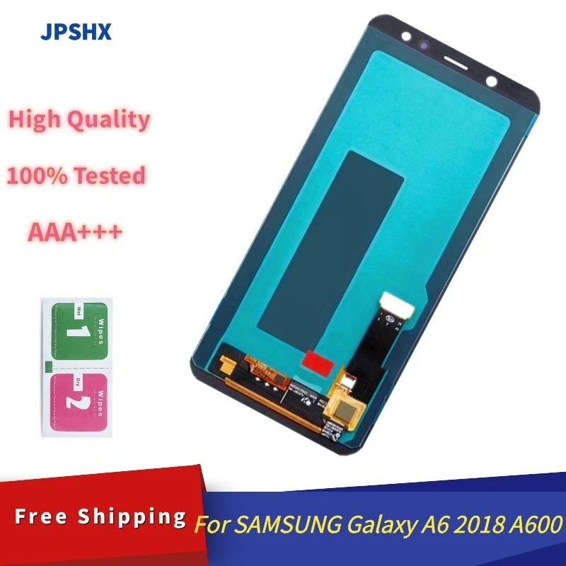 

100% Tested 5.6" LCD For SAMSUNG Galaxy A6 2018 A600 LCD Display Touch Screen Digitizer Assembly A600F A600FN SM-A600FN/DS LCD