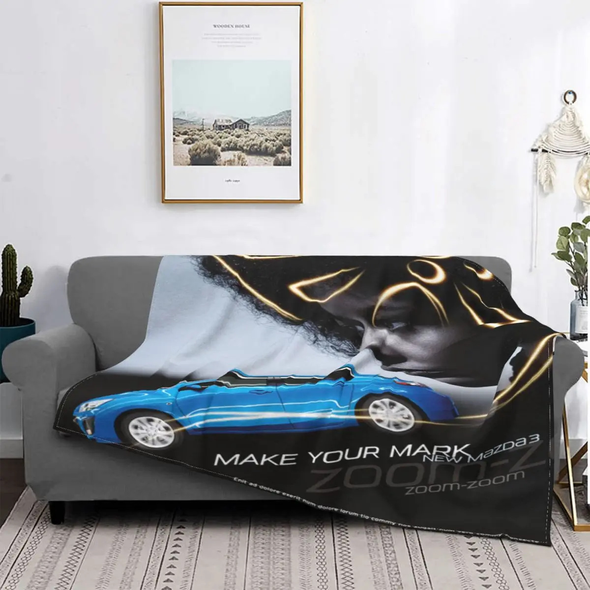 

Одеяло для Mazda 3, покрывало для кровати в клетку, дивана, кровати, аниме плюшевое муслиновое одеяло, летнее покрывало, роскошное пляжное полот...