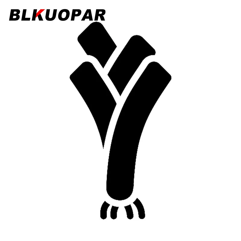 

BLKUOPAR Leek Silhouette Car Sticker Personality Scratch-Proof Decal Waterproof Refrigerator Refrigerator Laptop Vinyl Car Wrap