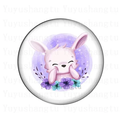 Мультяшная Милая Овечка медведь кролик фотография размером 12 мм/18 мм/20 мм/25 мм