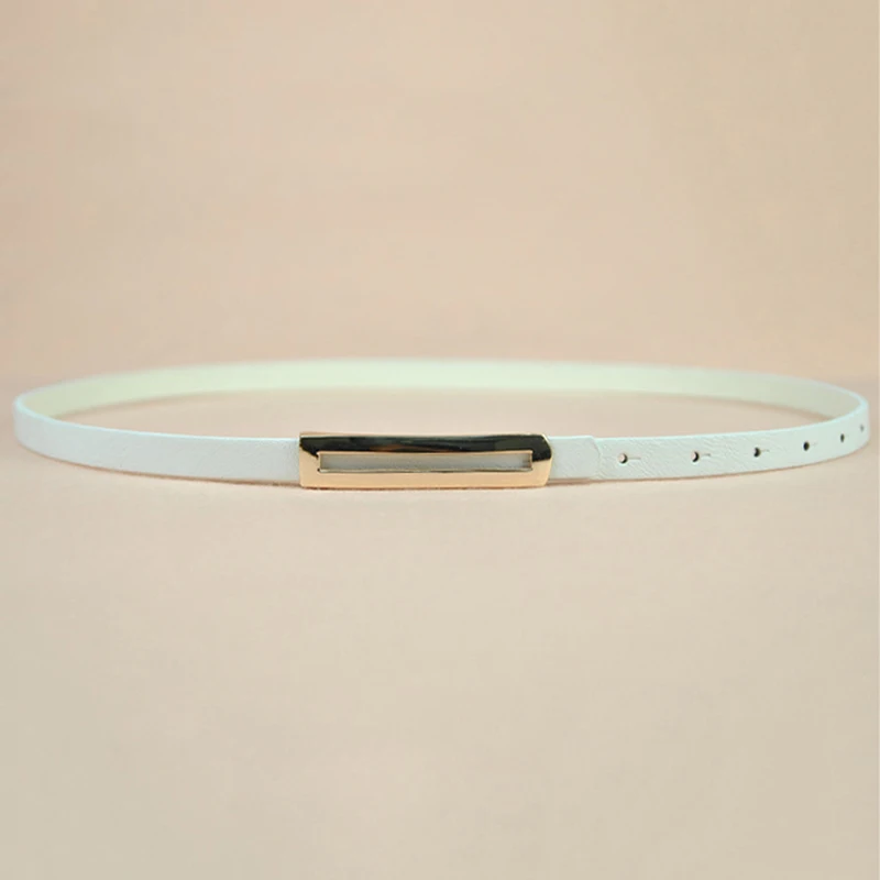 Классический дикий женский пояс Роскошная металлическая пряжка тонкий ремень