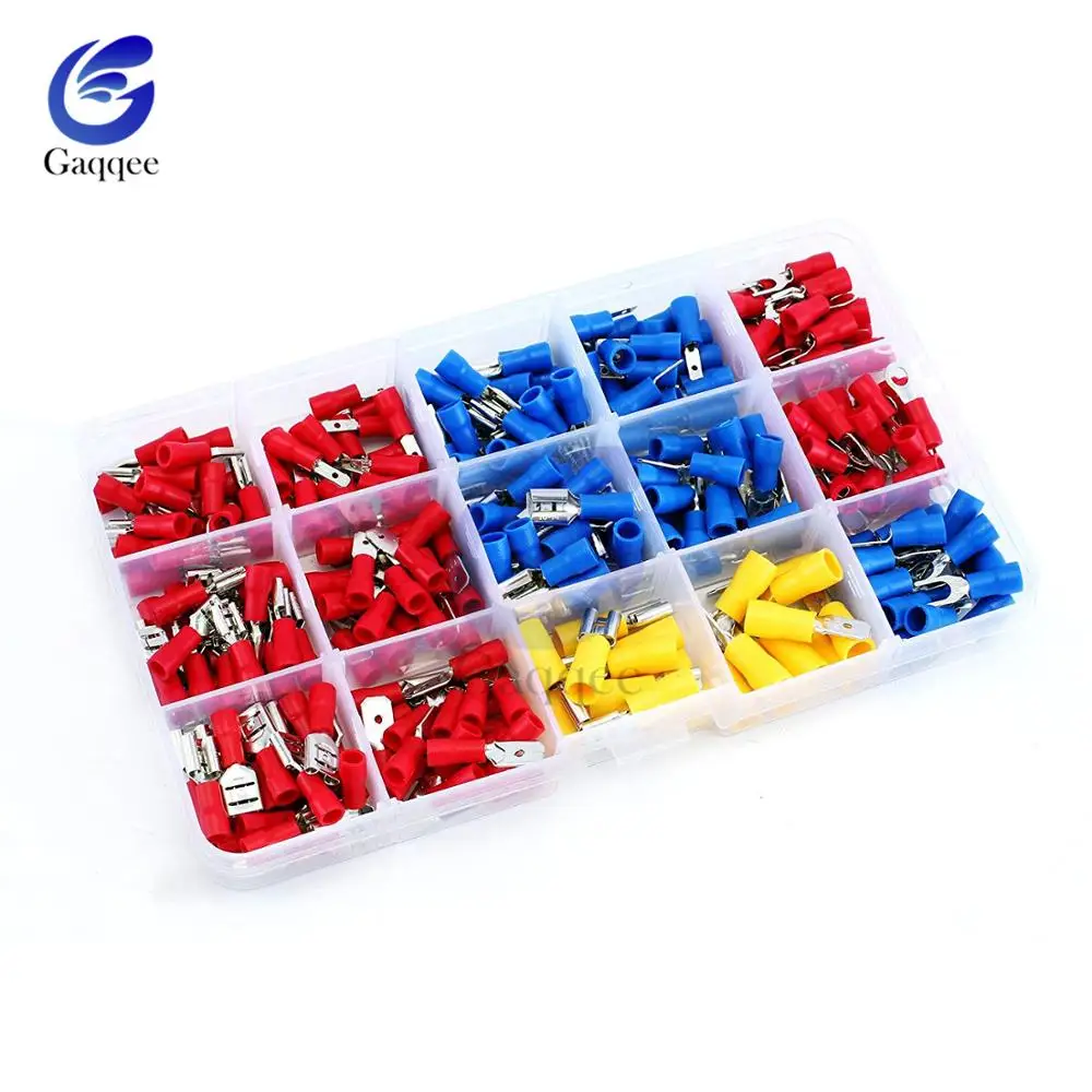 280 шт. изолированный Электрический провод обжимной кабель соединитель лопата