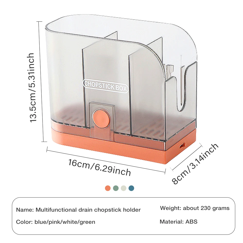 

Wall Mounted Chopsticks Rack Basket Chopstick Cage Household Chopstick Holder Kitchen Spoon Storage Rack Tableware Drain Rack