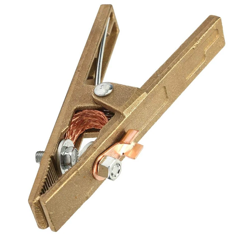 

300 Brass A-Shape Ground Welding Earth Clamp Welder Earth Ground Cable Copper Grip Clip Clamp for Welding Machine