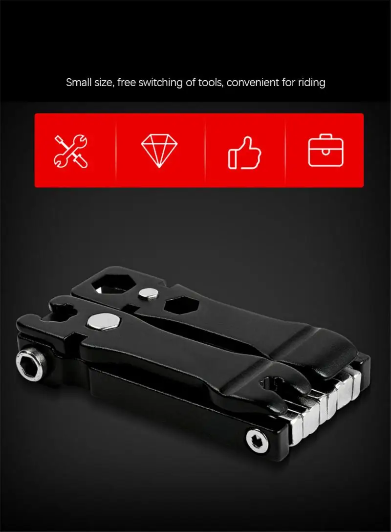 

Bicycle Multi-Tool 20 In One Repair Chain Cutter Compact And Portable Combination Repair Tool Bike Accessories Multi-function