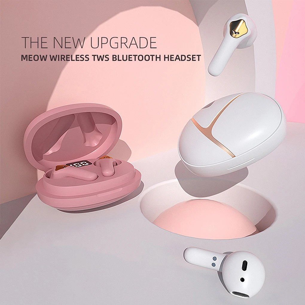 

T88 Earphone For Girls Wireless Headphone Sport Bluetooth 5.1 Headset Stereo Earbuds with Mic Helmets For Phones