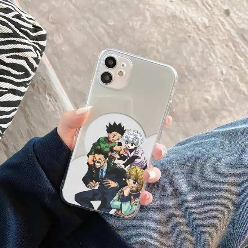 

HUNTER x HUNTER HxH Gon Killua Phone Case Transparent for iPhone 11 12 mini pro XS MAX 8 7 6 6S Plus X 5S SE 2020 XR