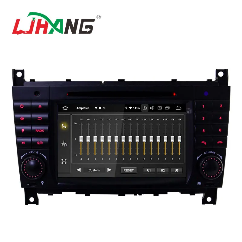 LJHANG Android 10 Автомобильный мультимедийный плеер для Mercedes Benz W203 CLK200 CLK22 C180 GPS