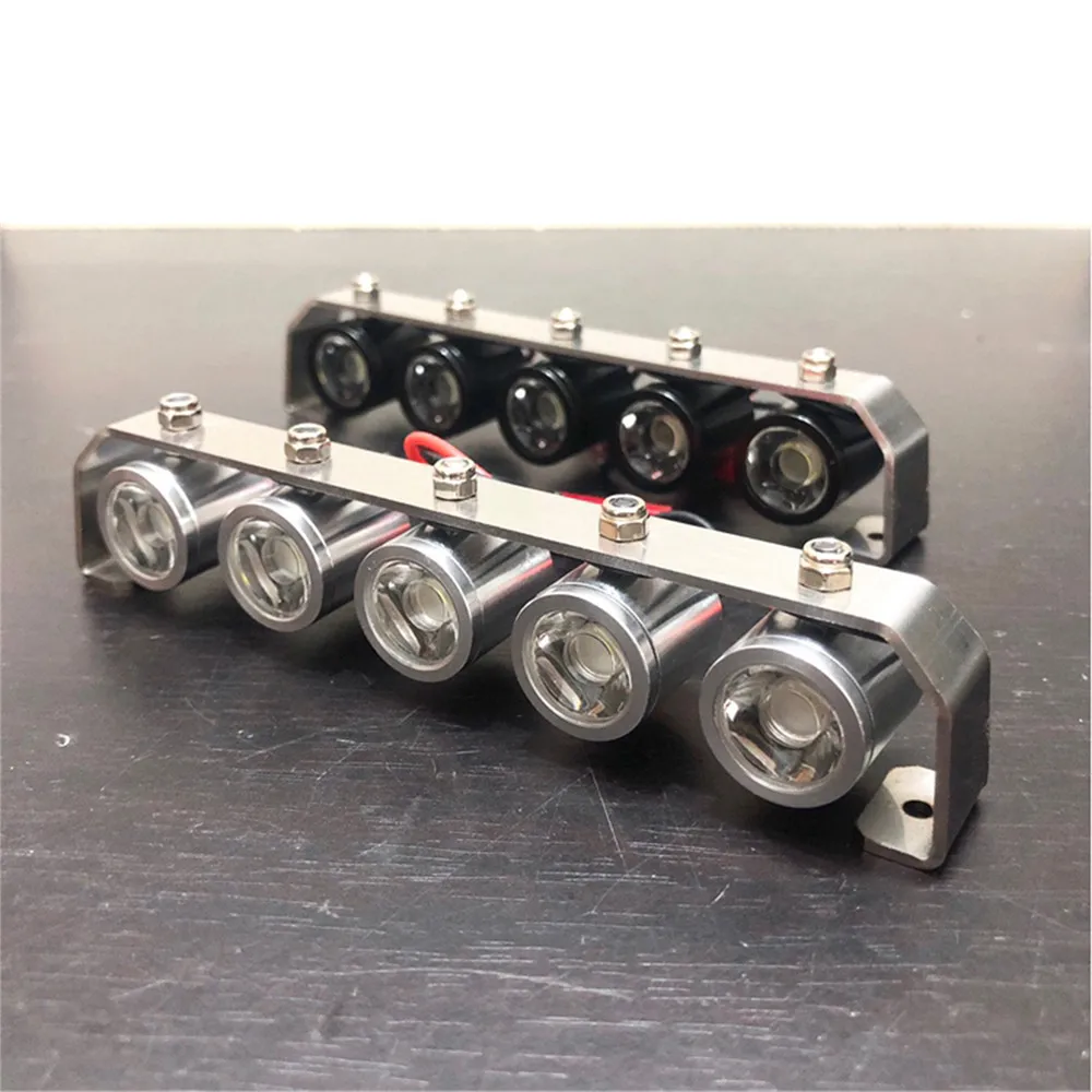 Металлический светильник на крышу прожектор 5 ярких светодиодов Вт для 1:10 TRX4 D90 D110