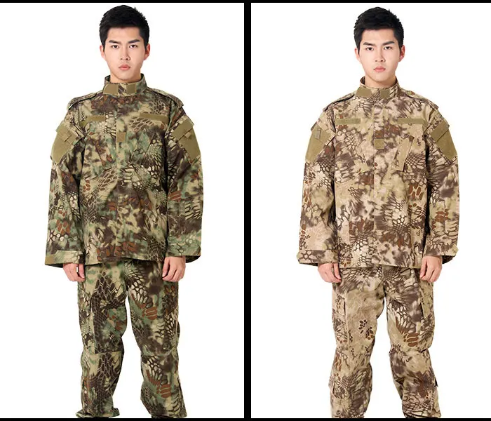 17Color Men Army Tactical Military Uniform Camouflage Combat Shirt Clothes Special Forces ACU Militar Uniforms for Man Coat Set
