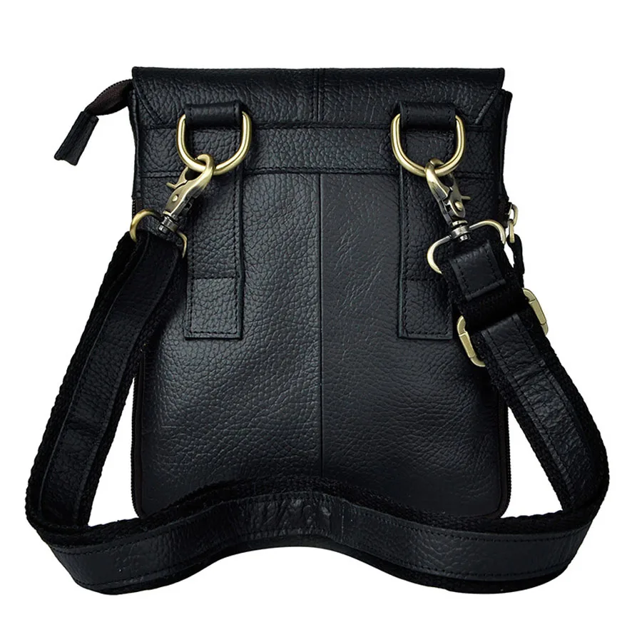 Мужская сумка-мессенджер из кожи Crazy Horse, набедренный ремень, поясная сумка, сумка на плечо, чехол для телефона, карман, кошелек