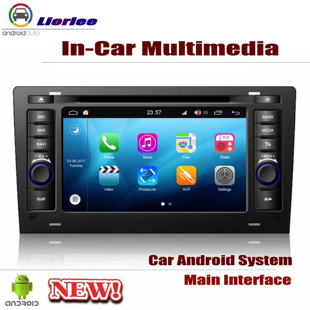 Автомагнитола с GPS-навигацией для Audi A8 1994-2003 мультимедийный проигрыватель на Android